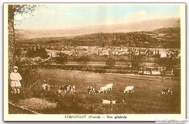 Vue générale du village, début du 20e siècle